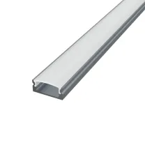 LED Alu Profil Standard 1 S-1709 grau inkl. Abdeckung matt 2000mm LED Alu Profil Standard 1 S-1709 grau inkl. Abdeckung matt 2000mm
